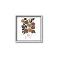 Picture of Fashion Floral Girl  _GroupedProduct_Square_Canvas_Framed_