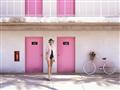 Picture of Pink Motel Suite  _GroupedProduct_Rectangle_Landscape_Photography _GroupedProduct_Rectangle_Landscape_Unframed_Print_Only_