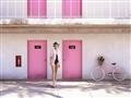 Picture of Pink Motel Suite  _GroupedProduct_Rectangle_Landscape_Photography _GroupedProduct_Rectangle_Landscape_Unframed_Print_Only_