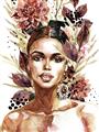 Picture of Floral Beauty _GroupedProduct_Rectangle_Portrait_Unframed_Print_Only_