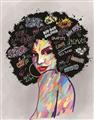 Picture of Graffiti Girl _GroupedProduct_Rectangle_Portrait_Unframed_Print_Only_