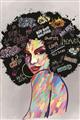 Picture of Graffiti Girl _GroupedProduct_Rectangle_Portrait_Unframed_Print_Only_