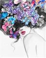Picture of Butterfly Hair  _GroupedProduct_Rectangle_Portrait_Unframed_Print_Only_