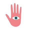 Picture of Hand Eye  _GroupedProduct_Square_Unframed_Print_Only_