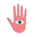 Picture of Hand Eye  _GroupedProduct_Square_Unframed_Print_Only_