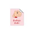 Picture of Badass Babe _GroupedProduct_Rectangle_Portrait_Unframed_Print_Only_