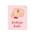 Picture of Badass Babe _GroupedProduct_Rectangle_Portrait_Unframed_Print_Only_