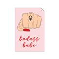 Picture of Badass Babe _GroupedProduct_Rectangle_Portrait_Unframed_Print_Only_