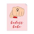 Picture of Badass Babe _GroupedProduct_Rectangle_Portrait_Unframed_Print_Only_