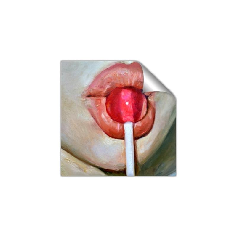 Picture of Lollipop Lips _GroupedProduct_Square_Unframed_Print_Only_