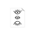 Picture of Three Eyes _GroupedProduct_Rectangle_Portrait_Unframed_Print_Only_