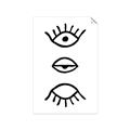 Picture of Three Eyes _GroupedProduct_Rectangle_Portrait_Unframed_Print_Only_