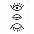 Picture of Three Eyes _GroupedProduct_Rectangle_Portrait_Unframed_Print_Only_