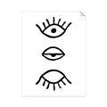 Picture of Three Eyes _GroupedProduct_Rectangle_Portrait_Unframed_Print_Only_