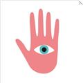 Picture of Hand Eye  _GroupedProduct_Square_Unframed_Print_Only_