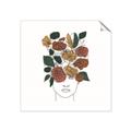 Picture of Fashion Floral Girl  _GroupedProduct_Square_Unframed_Print_Only_