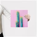 Picture of Neon Cactus _GroupedProduct_Square_Photography _GroupedProduct_Square_Canvas_