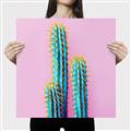 Picture of Neon Cactus _GroupedProduct_Square_Photography _GroupedProduct_Square_Canvas_