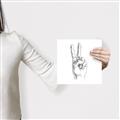 Picture of Peace Sign Hand _GroupedProduct_Square_Canvas_