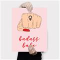 Picture of Badass Babe _GroupedProduct_Rectangle_Portrait_Canvas_