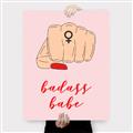 Picture of Badass Babe _GroupedProduct_Rectangle_Portrait_Canvas_