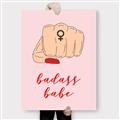 Picture of Badass Babe _GroupedProduct_Rectangle_Portrait_Canvas_