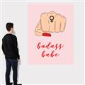 Picture of Badass Babe _GroupedProduct_Rectangle_Portrait_Canvas_