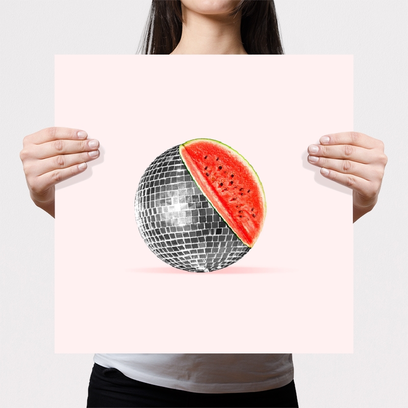 nextART. Watermelon Disco Ball