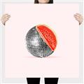 Picture of Watermelon Disco Ball  _GroupedProduct_Square_Canvas_