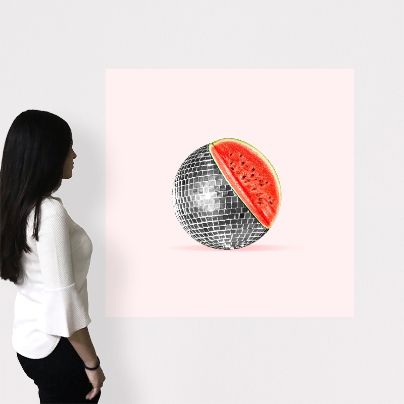 nextART. Watermelon Disco Ball