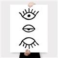 Picture of Three Eyes _GroupedProduct_Rectangle_Portrait_Canvas_