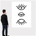 Picture of Three Eyes _GroupedProduct_Rectangle_Portrait_Canvas_