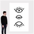 Picture of Three Eyes _GroupedProduct_Rectangle_Portrait_Canvas_