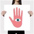 Picture of Hand Eye  _GroupedProduct_Square_Canvas_