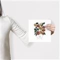 Picture of Fashion Floral Girl  _GroupedProduct_Square_Canvas_