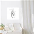 Picture of Peace Sign Hand _GroupedProduct_Square_Canvas_