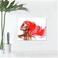 Picture of Watercolor beauty African woman _GroupedProduct_Rectangle_Landscape_Canvas_