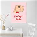 Picture of Badass Babe _GroupedProduct_Rectangle_Portrait_Canvas_