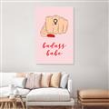 Picture of Badass Babe _GroupedProduct_Rectangle_Portrait_Canvas_