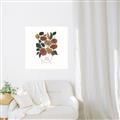 Picture of Fashion Floral Girl  _GroupedProduct_Square_Canvas_