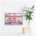 Picture of Pink Motel Suite  _GroupedProduct_Rectangle_Landscape_Photography _GroupedProduct_Rectangle_Landscape_Canvas_Framed_