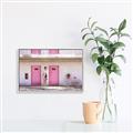 Picture of Pink Motel Suite  _GroupedProduct_Rectangle_Landscape_Photography _GroupedProduct_Rectangle_Landscape_Canvas_Framed_