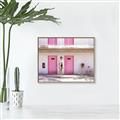 Picture of Pink Motel Suite  _GroupedProduct_Rectangle_Landscape_Photography _GroupedProduct_Rectangle_Landscape_Canvas_Framed_