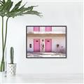 Picture of Pink Motel Suite  _GroupedProduct_Rectangle_Landscape_Photography _GroupedProduct_Rectangle_Landscape_Canvas_Framed_