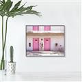 Picture of Pink Motel Suite  _GroupedProduct_Rectangle_Landscape_Photography _GroupedProduct_Rectangle_Landscape_Canvas_Framed_