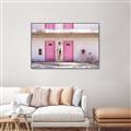 Picture of Pink Motel Suite  _GroupedProduct_Rectangle_Landscape_Photography _GroupedProduct_Rectangle_Landscape_Canvas_Framed_