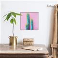 Picture of Neon Cactus _GroupedProduct_Square_Photography _GroupedProduct_Square_Canvas_Framed_