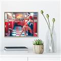 Picture of In the Diner  _GroupedProduct_Rectangle_Landscape_Photography _GroupedProduct_Rectangle_Landscape_Canvas_Framed_