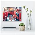 Picture of In the Diner  _GroupedProduct_Rectangle_Landscape_Photography _GroupedProduct_Rectangle_Landscape_Canvas_Framed_