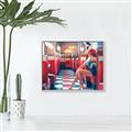 Picture of In the Diner  _GroupedProduct_Rectangle_Landscape_Photography _GroupedProduct_Rectangle_Landscape_Canvas_Framed_